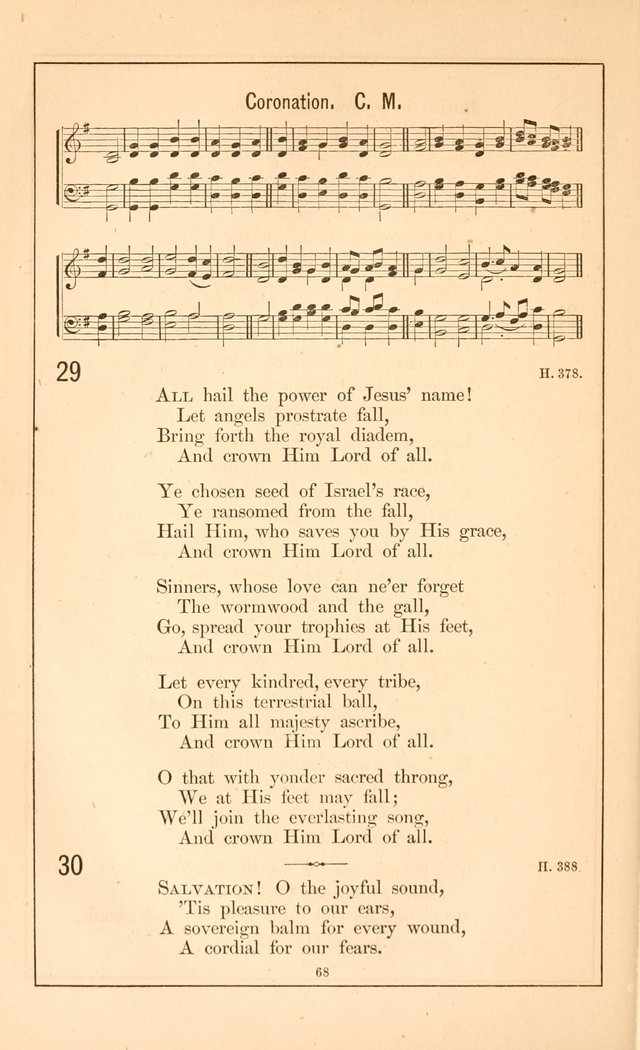 Hymnal of the Presbyterian Church page 66