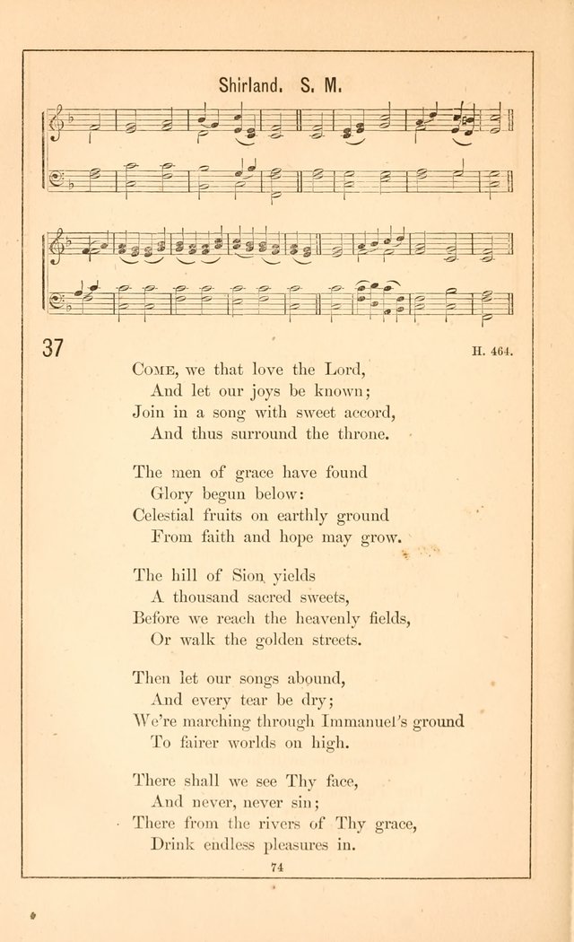 Hymnal of the Presbyterian Church page 72