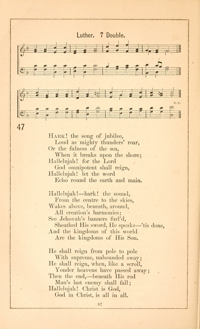 Hymnal of the Presbyterian Church page 80