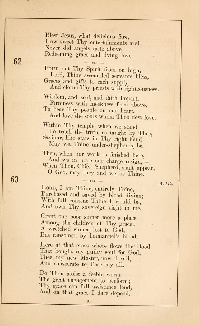 Hymnal of the Presbyterian Church page 89