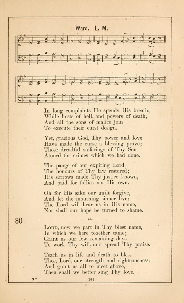 Hymnal of the Presbyterian Church page 99