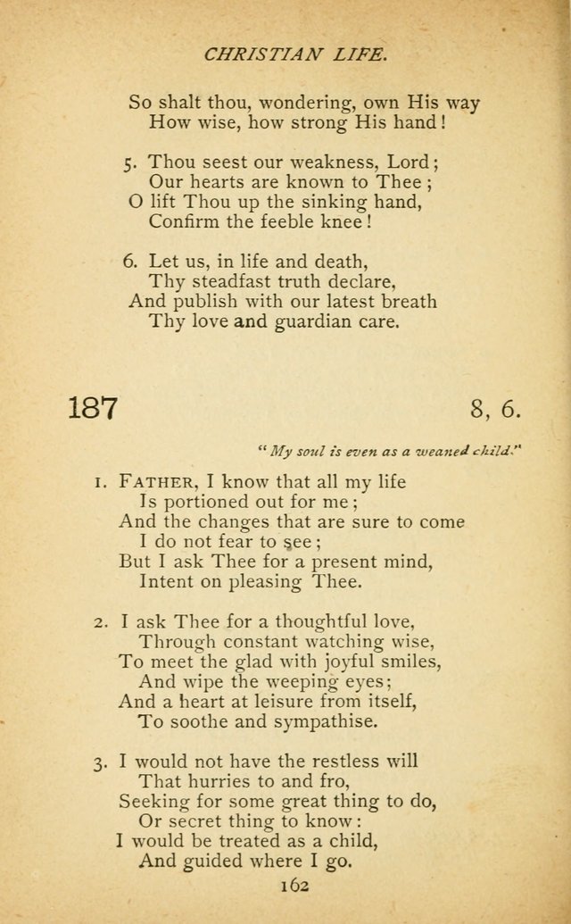 Hymnal of the Presbyterian Church in Canada page 162