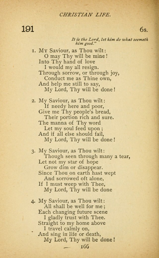 Hymnal of the Presbyterian Church in Canada page 166