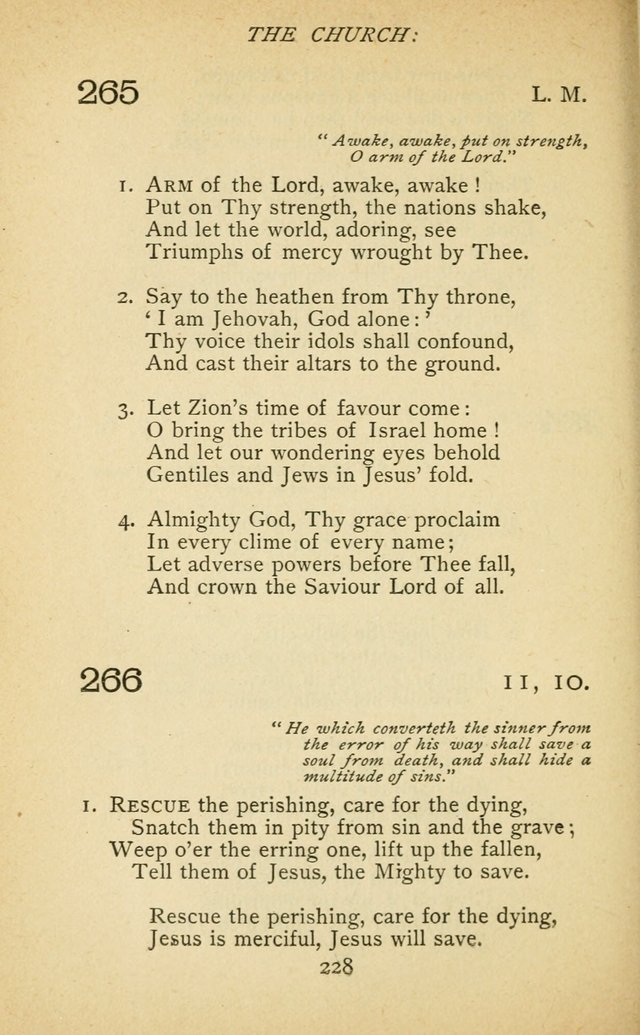 Hymnal of the Presbyterian Church in Canada page 228