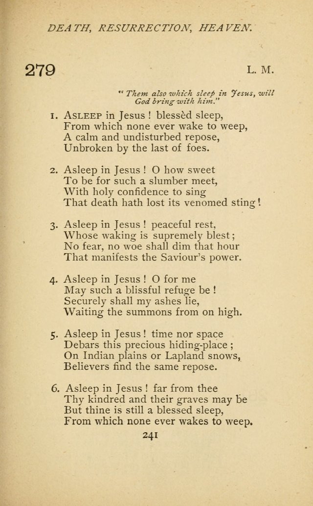 Hymnal of the Presbyterian Church in Canada page 241