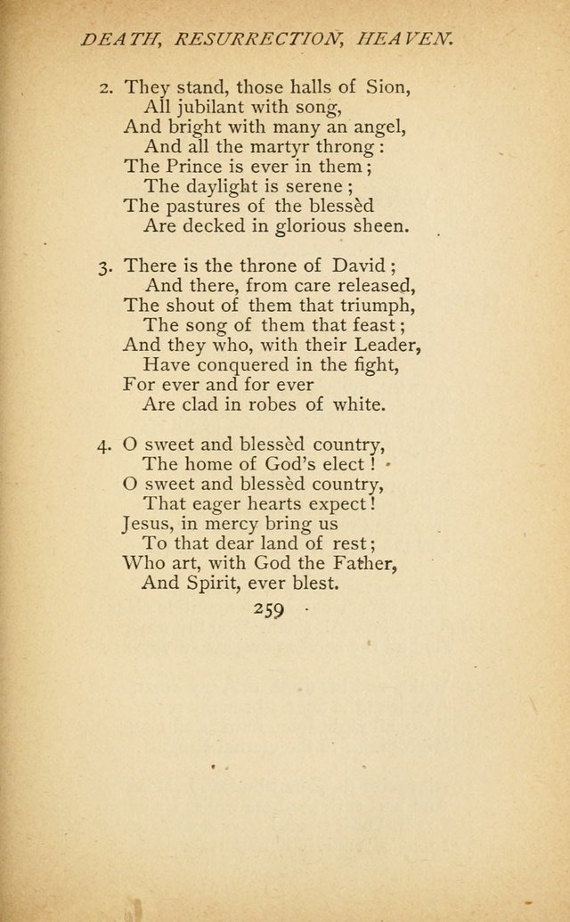 Hymnal of the Presbyterian Church in Canada page 259