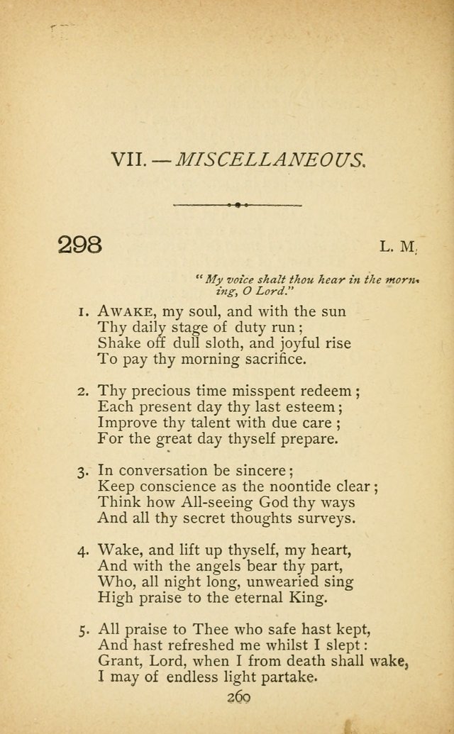 Hymnal of the Presbyterian Church in Canada page 260