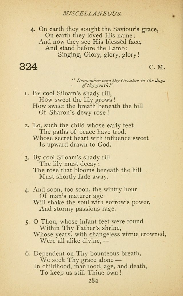 Hymnal of the Presbyterian Church in Canada page 282