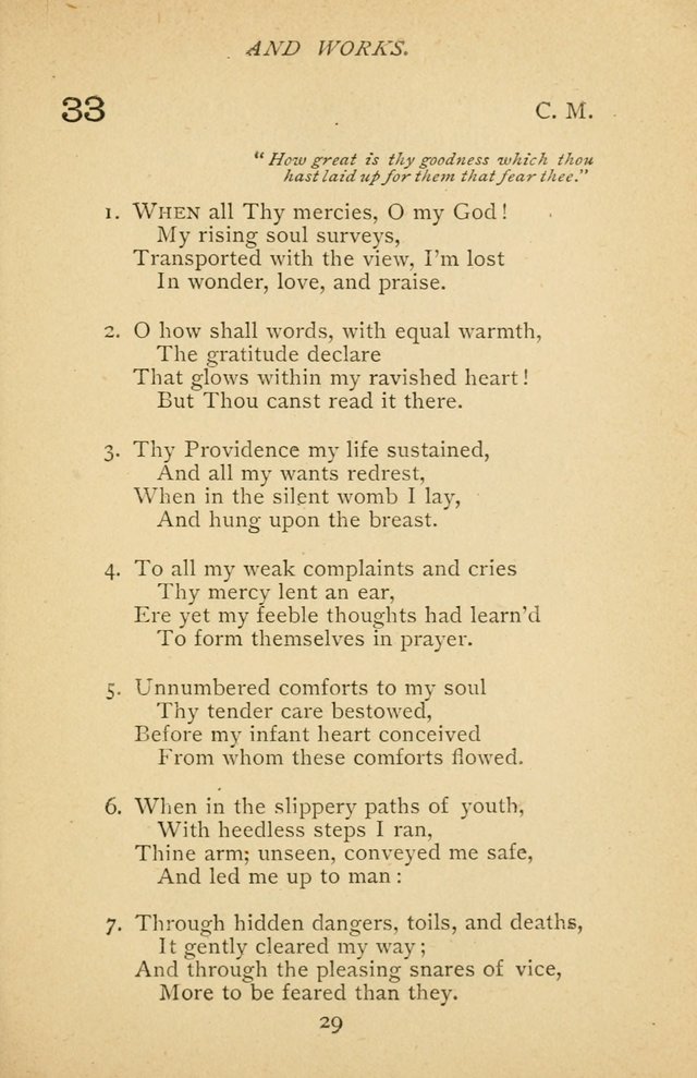 Hymnal of the Presbyterian Church in Canada page 29