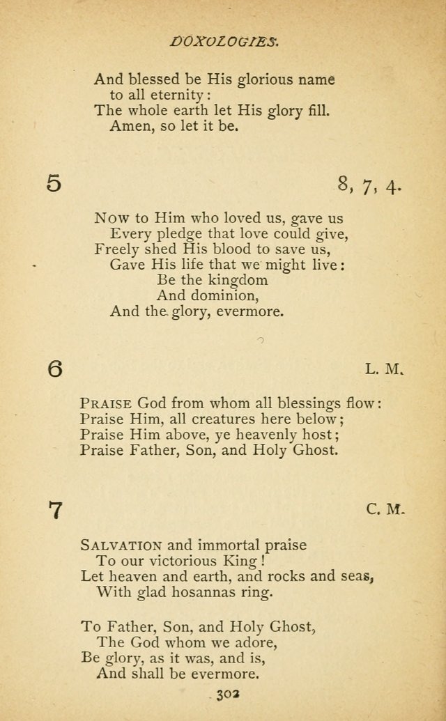 Hymnal of the Presbyterian Church in Canada page 302