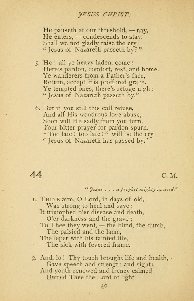 Hymnal of the Presbyterian Church in Canada page 40