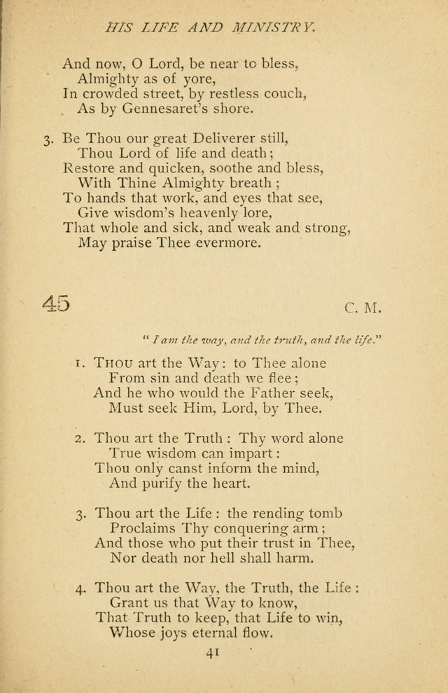 Hymnal of the Presbyterian Church in Canada page 41