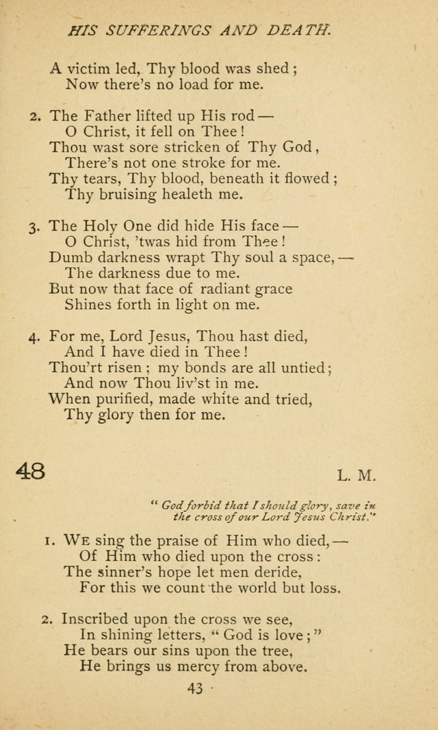 Hymnal of the Presbyterian Church in Canada page 43