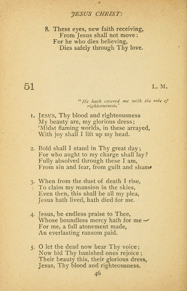 Hymnal of the Presbyterian Church in Canada page 46