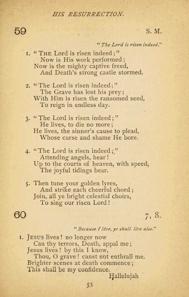 Hymnal of the Presbyterian Church in Canada page 53