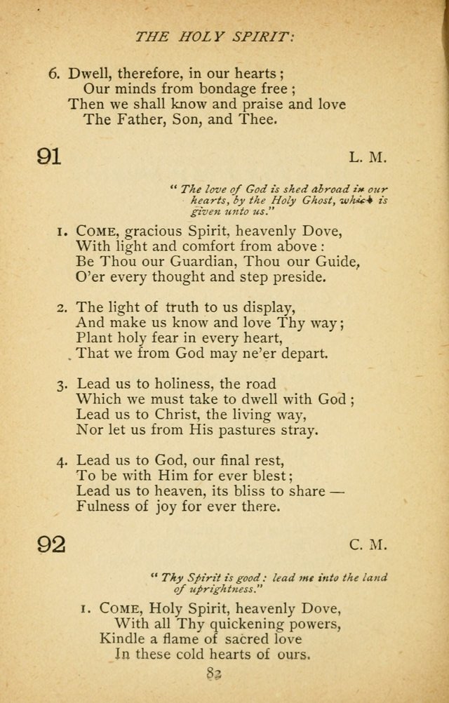 Hymnal of the Presbyterian Church in Canada page 82