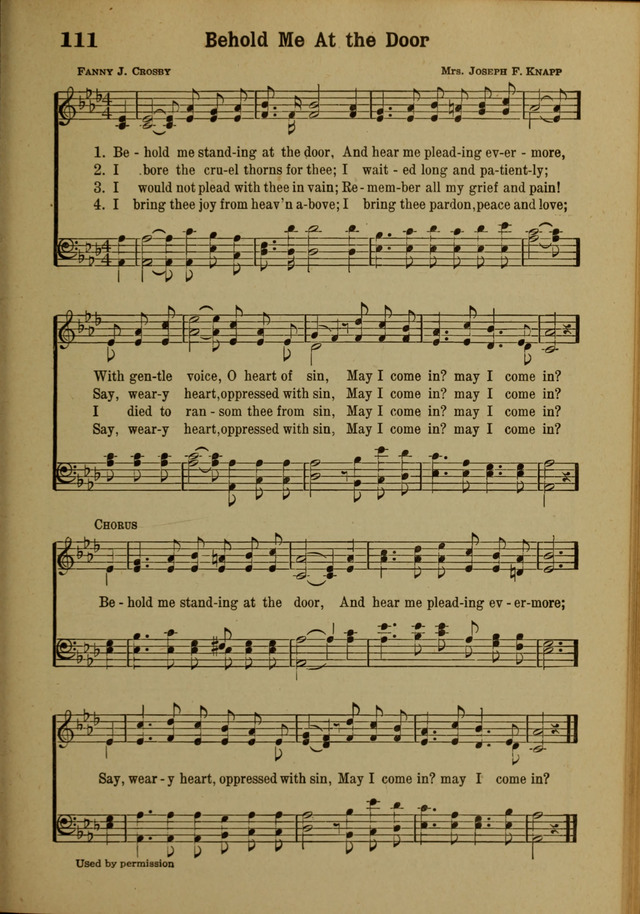 Hymns of Praise: for the Church and Sunday School page 111