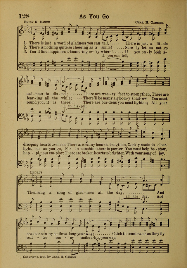 Hymns of Praise: for the Church and Sunday School page 128