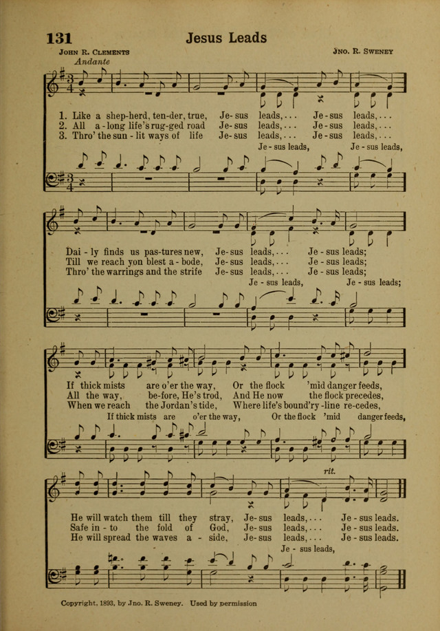 Hymns of Praise: for the Church and Sunday School page 131