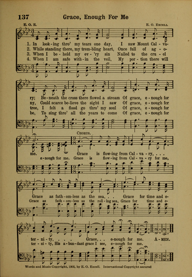 Hymns of Praise: for the Church and Sunday School page 137