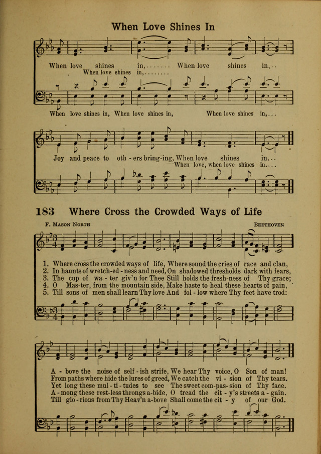 Hymns of Praise: for the Church and Sunday School page 183