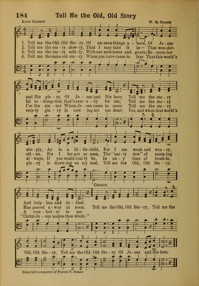 Hymns of Praise: for the Church and Sunday School page 184