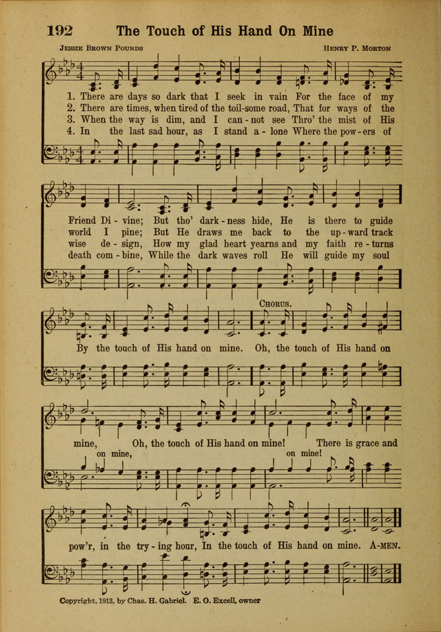 Hymns of Praise: for the Church and Sunday School page 192