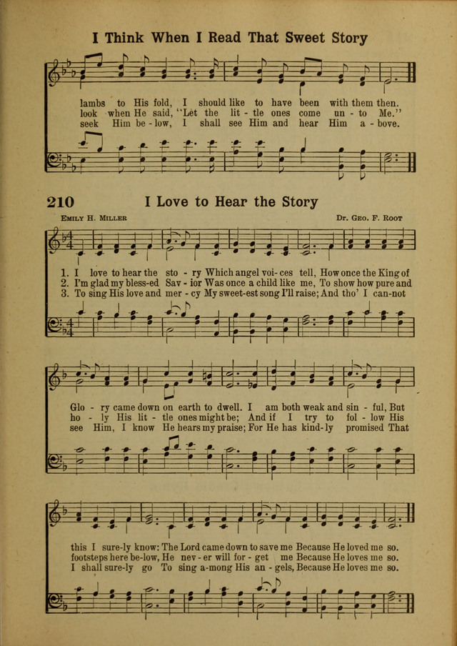 Hymns of Praise: for the Church and Sunday School page 209