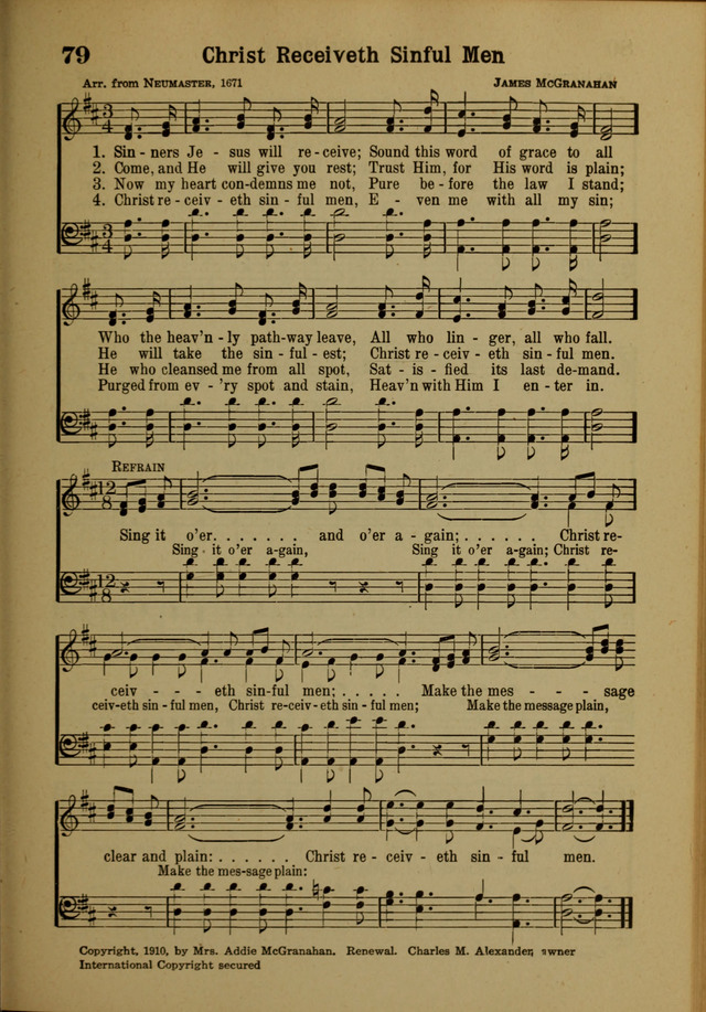 Hymns of Praise: for the Church and Sunday School page 79