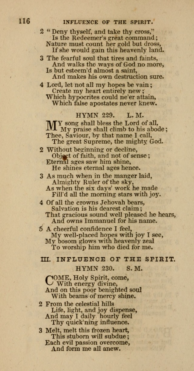 Hymns of the Protestant Episcopal Church of the United States, as authorized by the General Convention: with an additional selection page 116