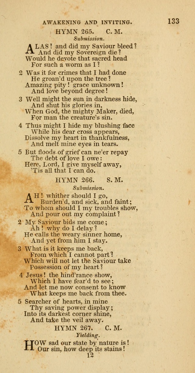 Hymns of the Protestant Episcopal Church of the United States, as authorized by the General Convention: with an additional selection page 133