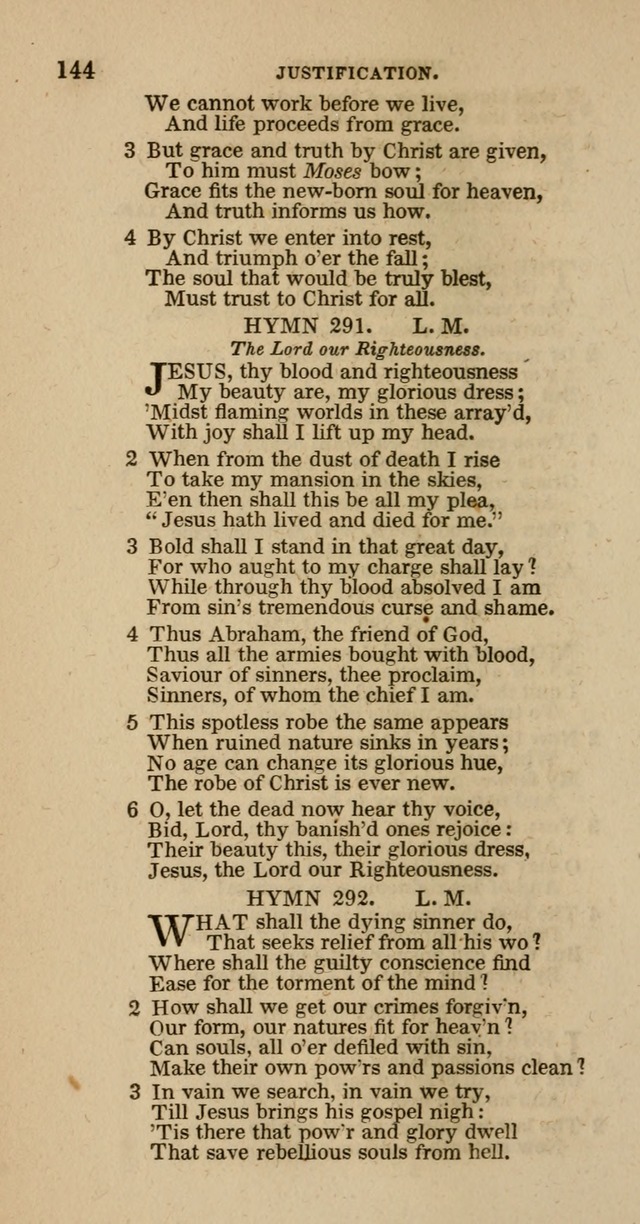 Hymns of the Protestant Episcopal Church of the United States, as authorized by the General Convention: with an additional selection page 144