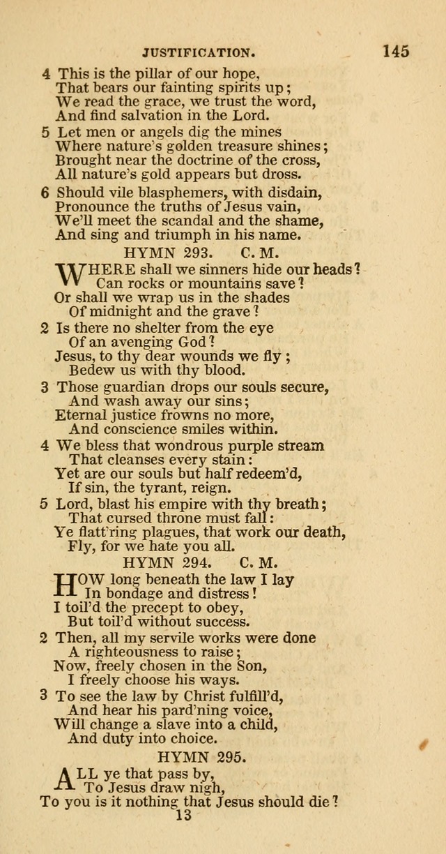 Hymns of the Protestant Episcopal Church of the United States, as authorized by the General Convention: with an additional selection page 145