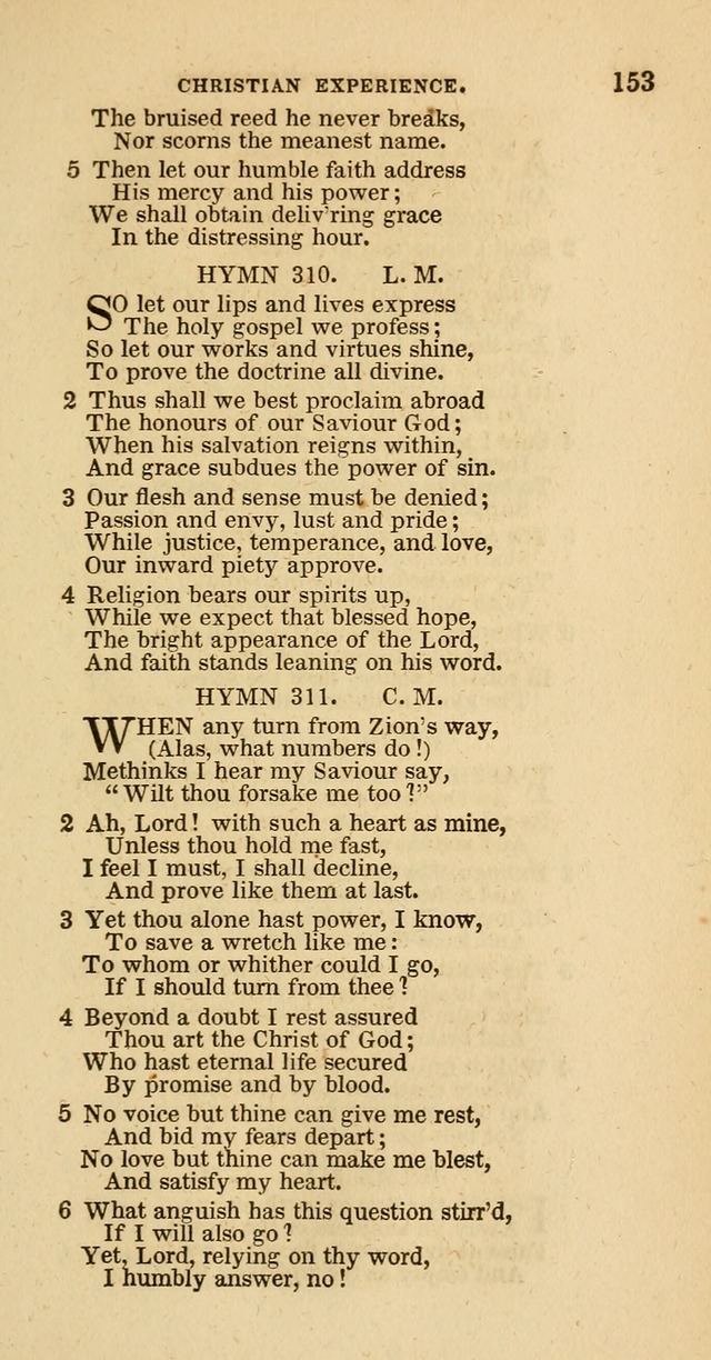 Hymns of the Protestant Episcopal Church of the United States, as authorized by the General Convention: with an additional selection page 153