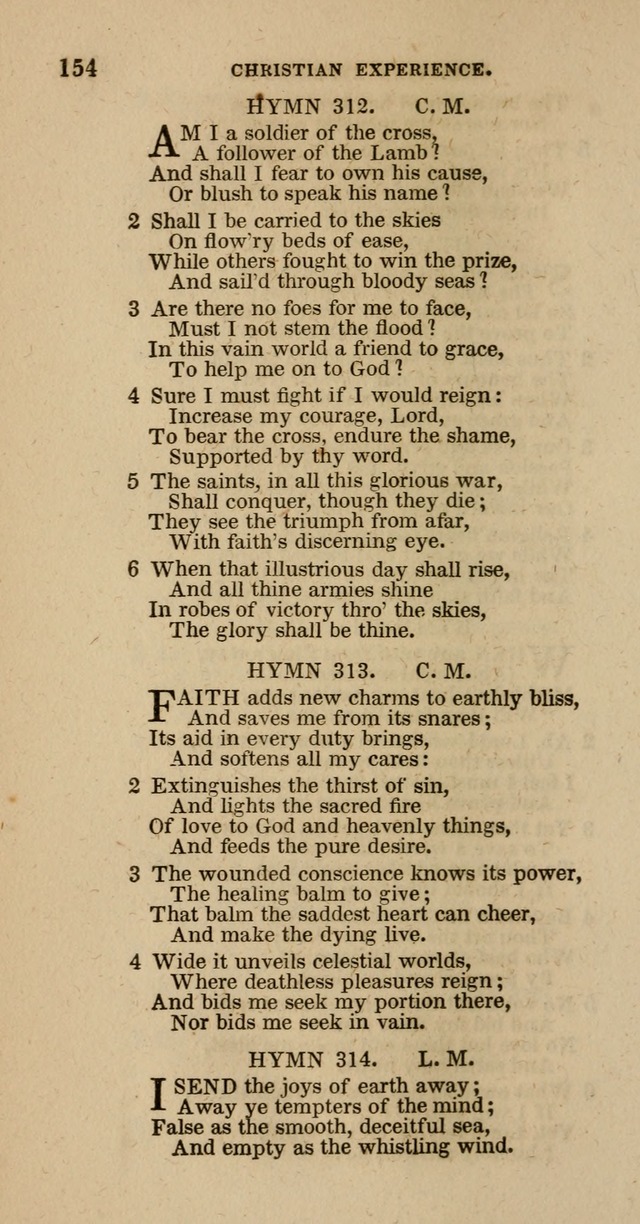 Hymns of the Protestant Episcopal Church of the United States, as authorized by the General Convention: with an additional selection page 154