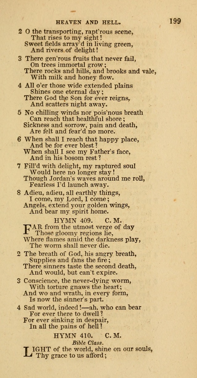 Hymns of the Protestant Episcopal Church of the United States, as authorized by the General Convention: with an additional selection page 199