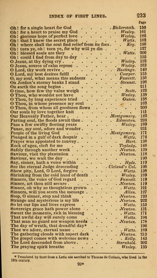 Hymns of the Protestant Episcopal Church of the United States, as authorized by the General Convention: with an additional selection page 233