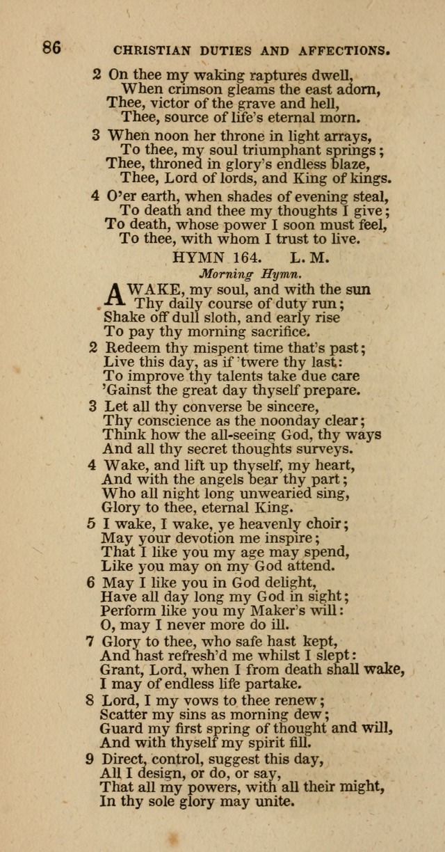 Hymns of the Protestant Episcopal Church of the United States, as authorized by the General Convention: with an additional selection page 86