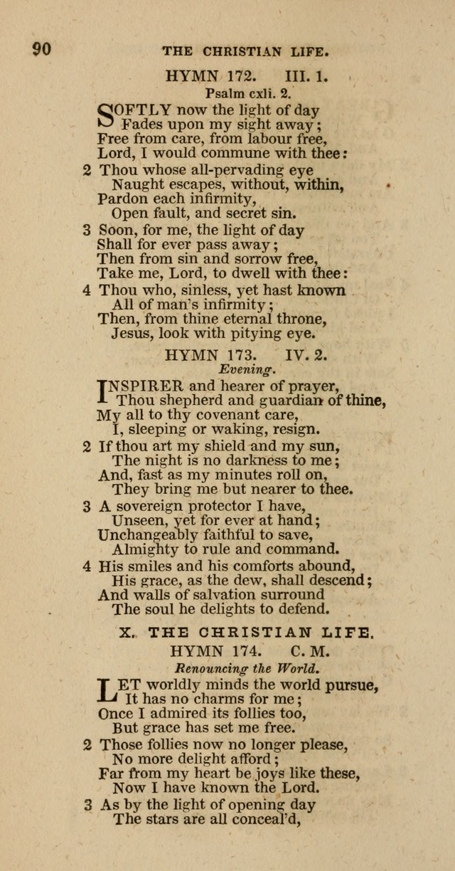 Hymns of the Protestant Episcopal Church of the United States, as authorized by the General Convention: with an additional selection page 90