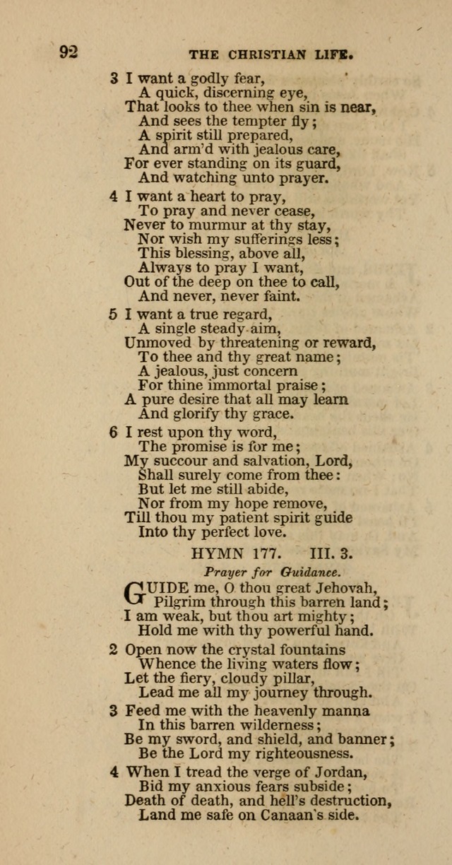 Hymns of the Protestant Episcopal Church of the United States, as authorized by the General Convention: with an additional selection page 92