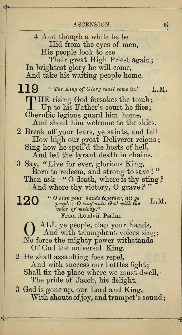 Hymnal: according to the use of the Protestant Episcopal Church in the United States of America : Revised edition (1874) page 112