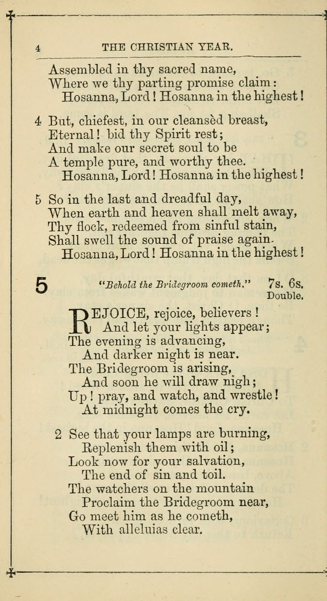 Hymnal: according to the use of the Protestant Episcopal Church in the United States of America : Revised edition (1874) page 19