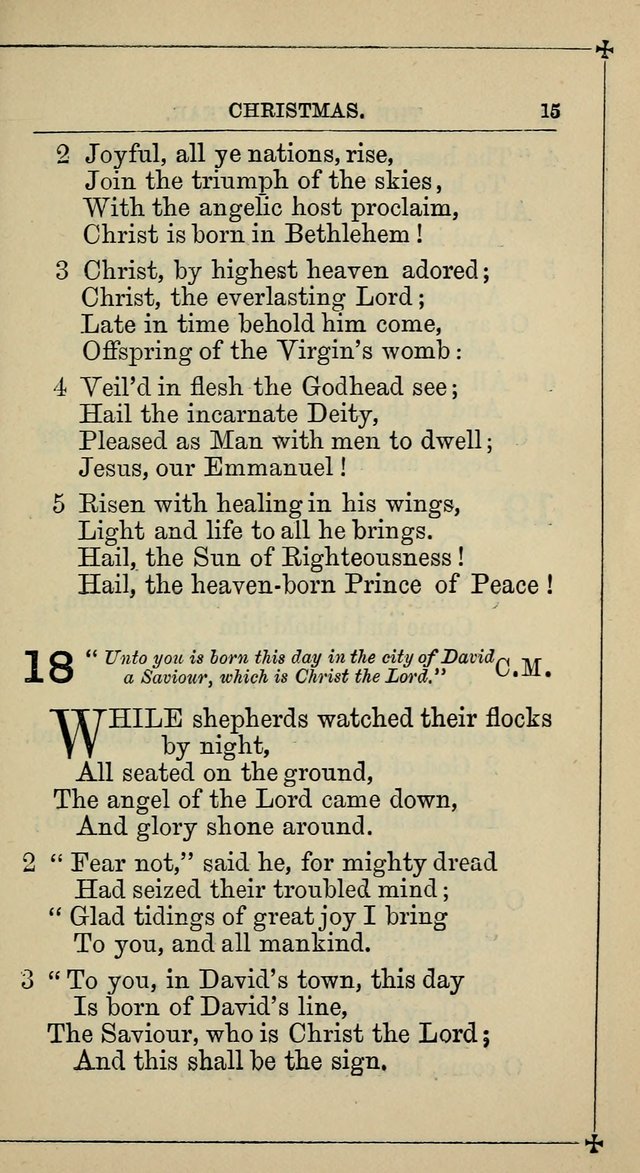 Hymnal: according to the use of the Protestant Episcopal Church in the United States of America : Revised edition (1874) page 30