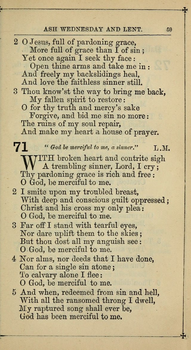 Hymnal: according to the use of the Protestant Episcopal Church in the United States of America : Revised edition (1874) page 74