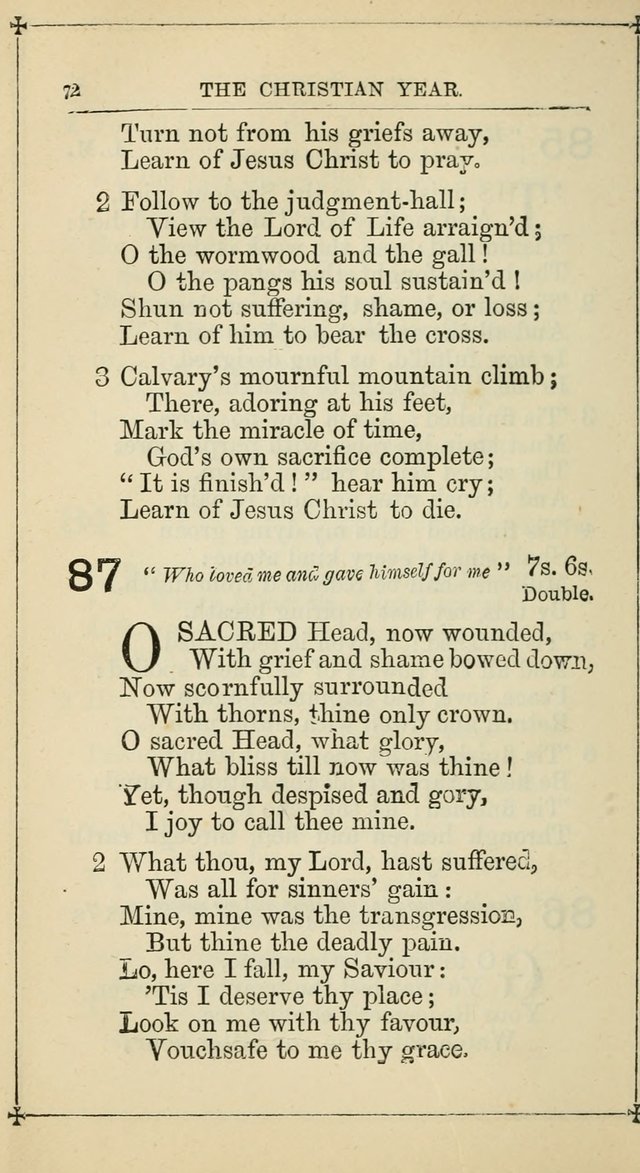 Hymnal: according to the use of the Protestant Episcopal Church in the United States of America : Revised edition (1874) page 87