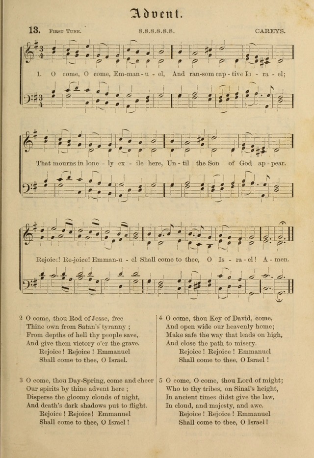 Hymnal and Canticles of the Protestant Episcopal Church with Music (Gilbert & Goodrich) page 19