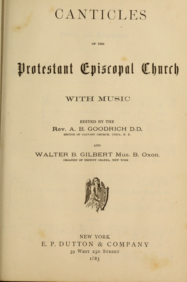 Hymnal and Canticles of the Protestant Episcopal Church with Music (Gilbert & Goodrich) page 483