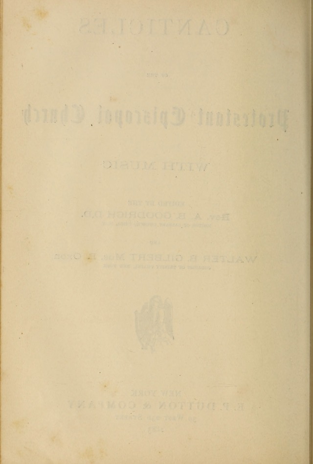 Hymnal and Canticles of the Protestant Episcopal Church with Music (Gilbert & Goodrich) page 484