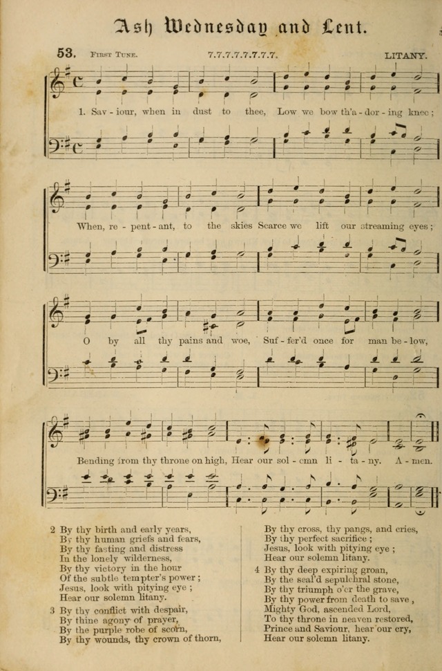 Hymnal and Canticles of the Protestant Episcopal Church with Music (Gilbert & Goodrich) page 58