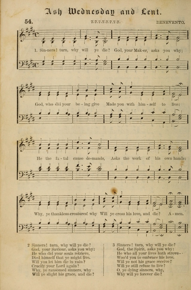 Hymnal and Canticles of the Protestant Episcopal Church with Music (Gilbert & Goodrich) page 60